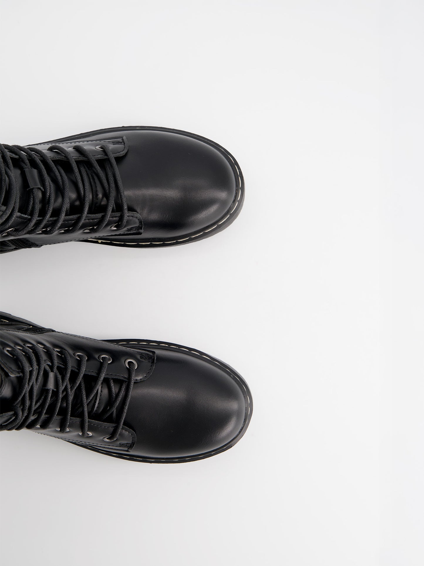 Botines militares con plataforma - Telma