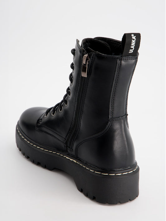 Botines militares con plataforma - Telma