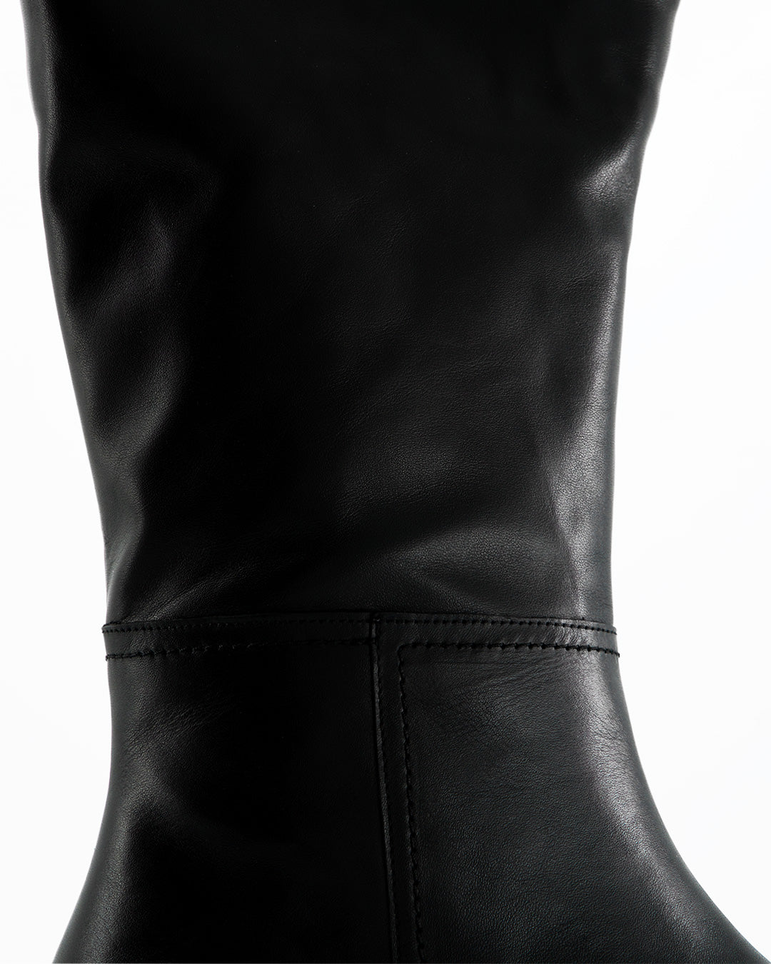 Botas de piel negra caña media - Loop
