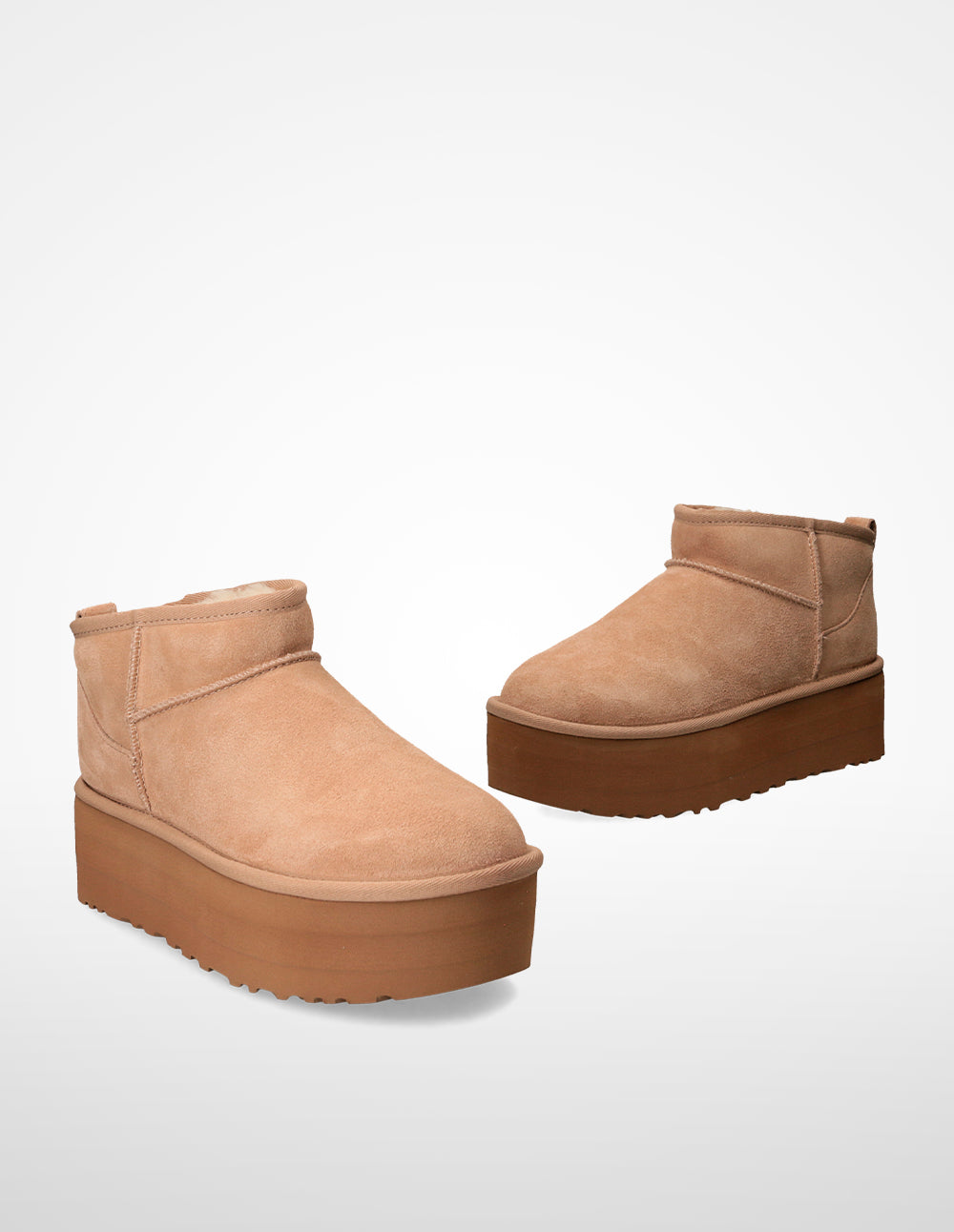 UGG Ultra Platform - Botín de piel