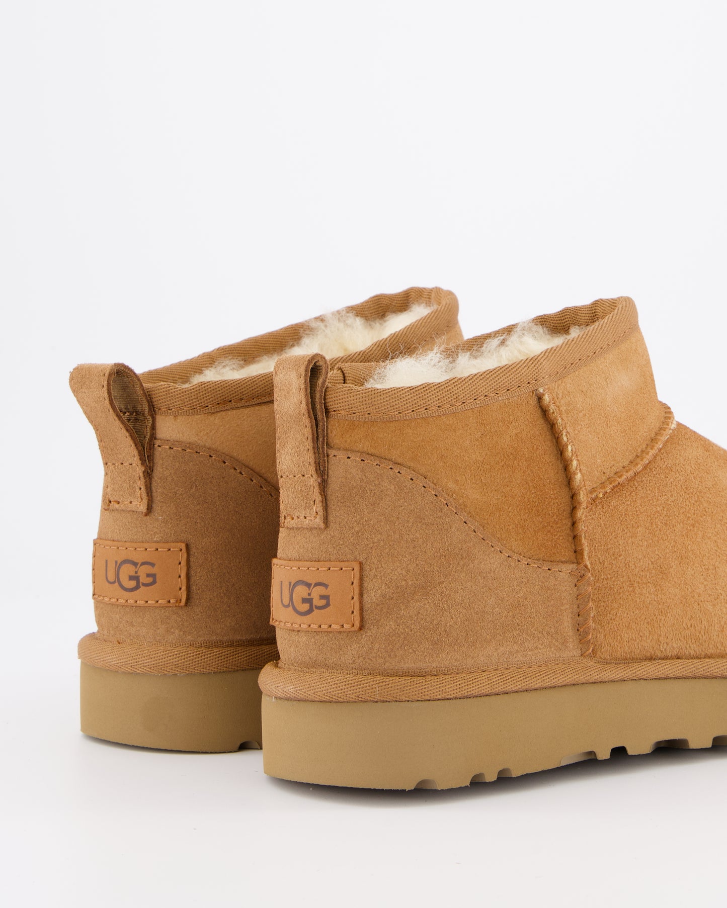 Ugg Classic Ultra Mini - Botines planos de pelo