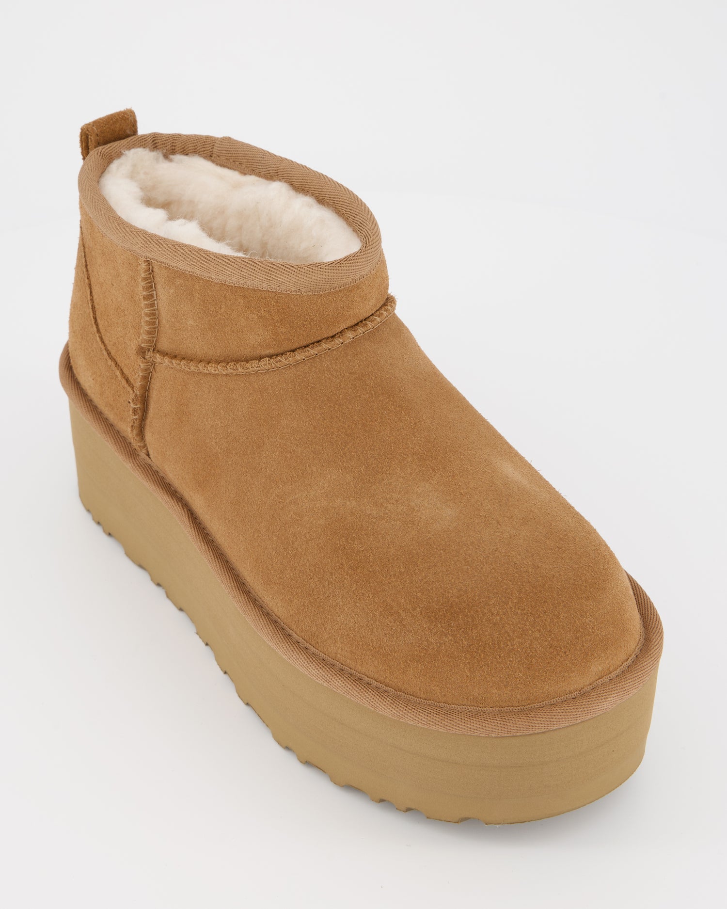 Ugg Ultra Platform - Botín de piel