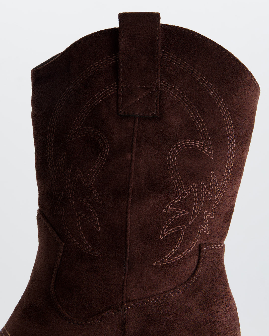 Botas cowboy de ante marrón - Brooklyn