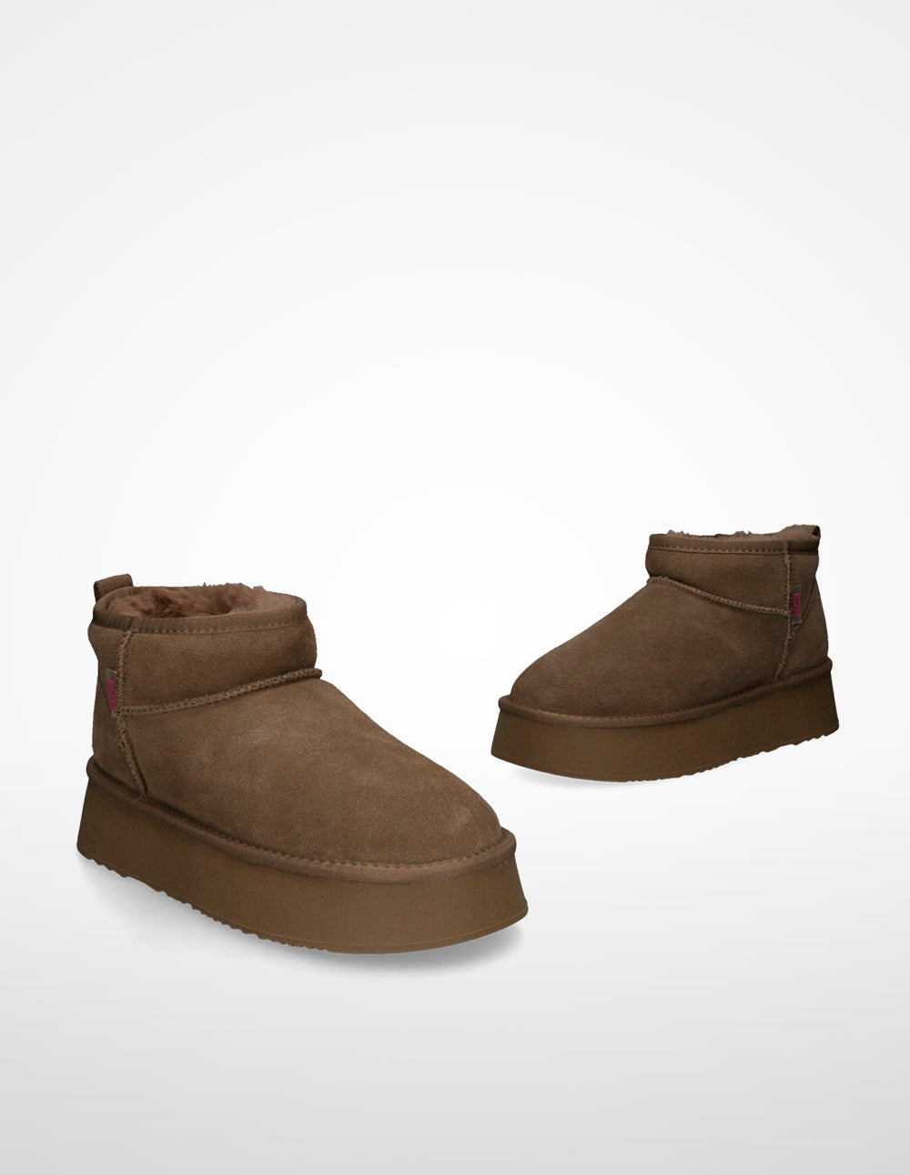 Botín plataforma beige - Miwa