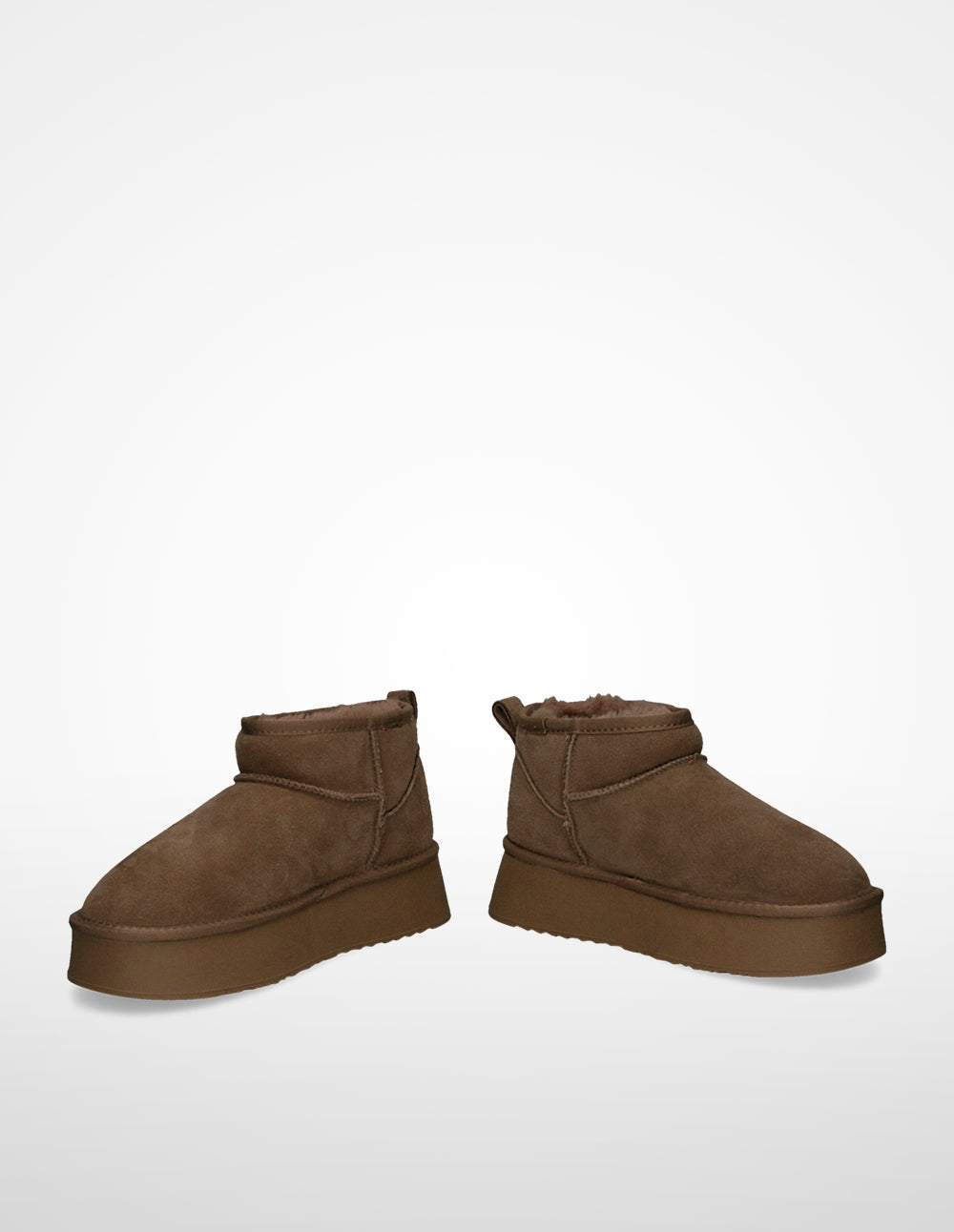 Botín plataforma beige - Miwa