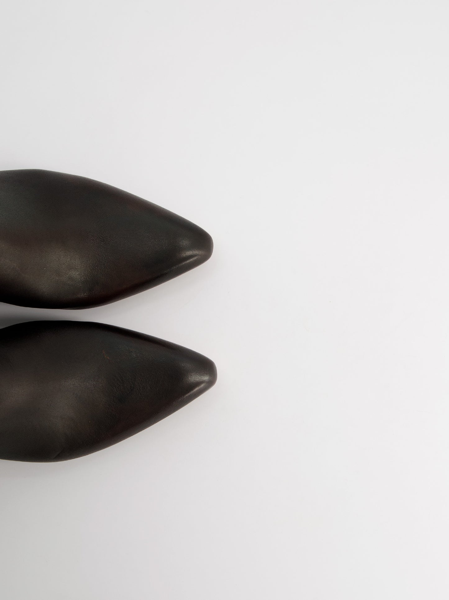 Botas altas de piel con tacón - Brera