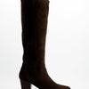 Botas altas de ante con tacón - Brera