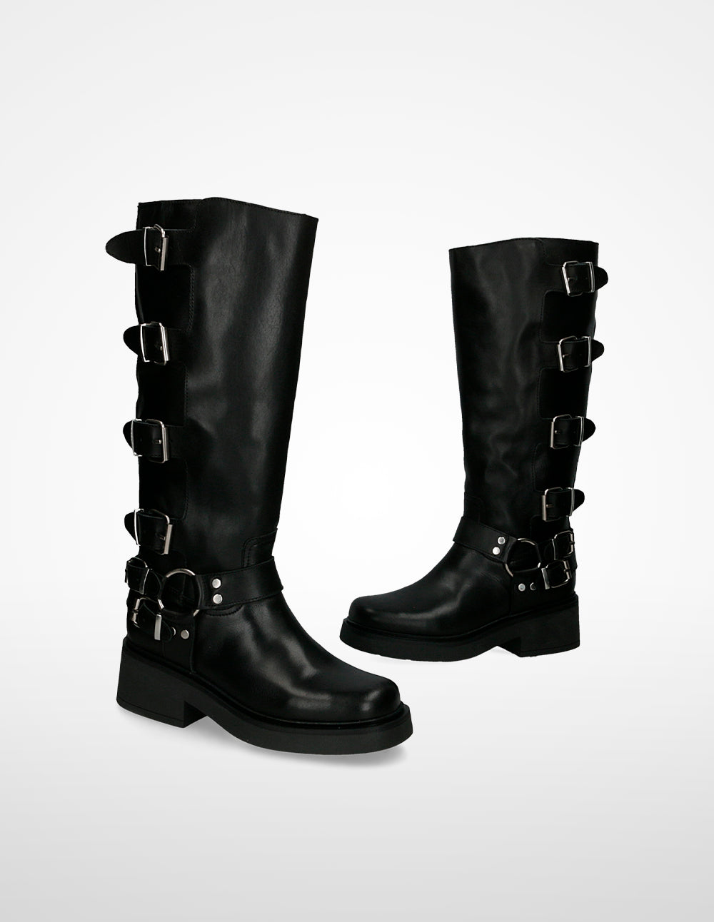 Musse & Cloud by Ulanka Cross vip - Bota biker de piel