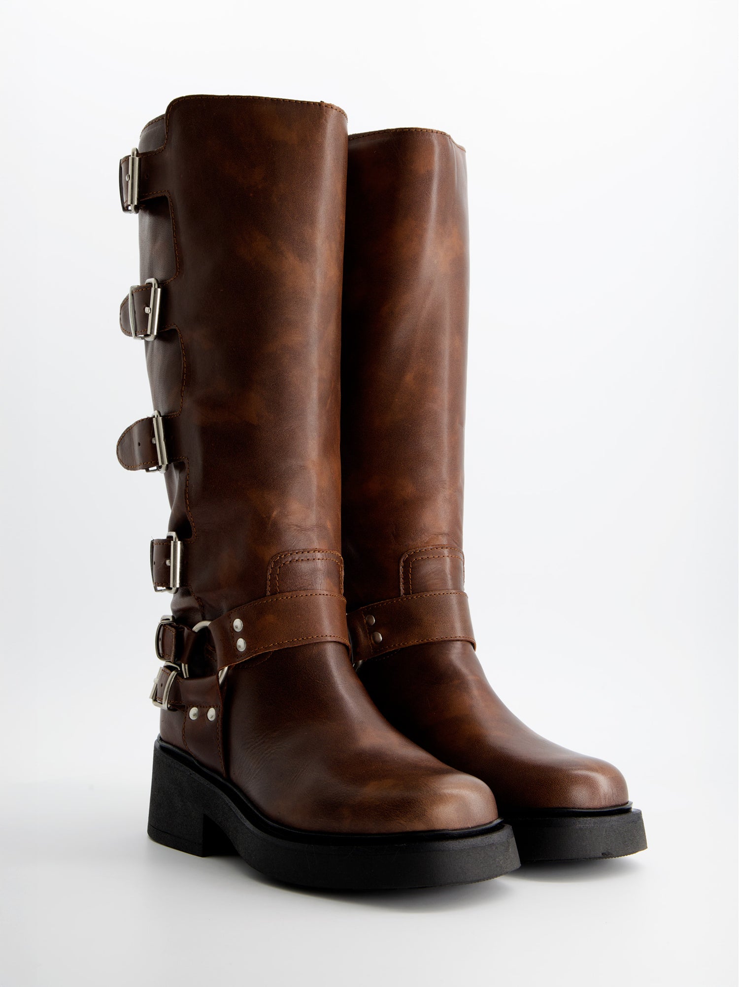 Bota biker de piel - Ulanka Cross vip