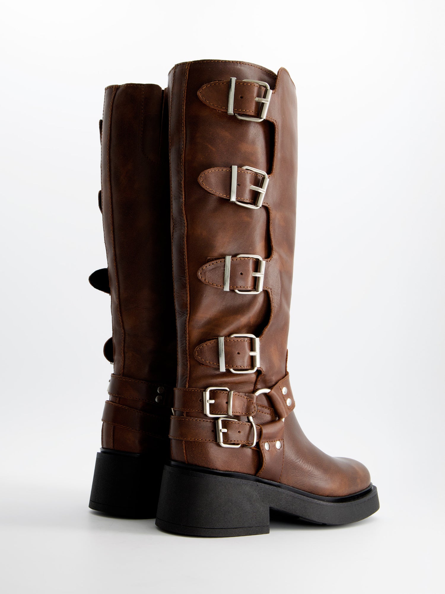 Bota biker de piel - Ulanka Cross vip