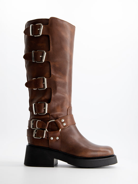 Musse &amp; Cloud by Ulanka Cross vip - Leather biker boot