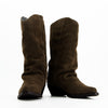 Botas camperas de serraje beige - Edge