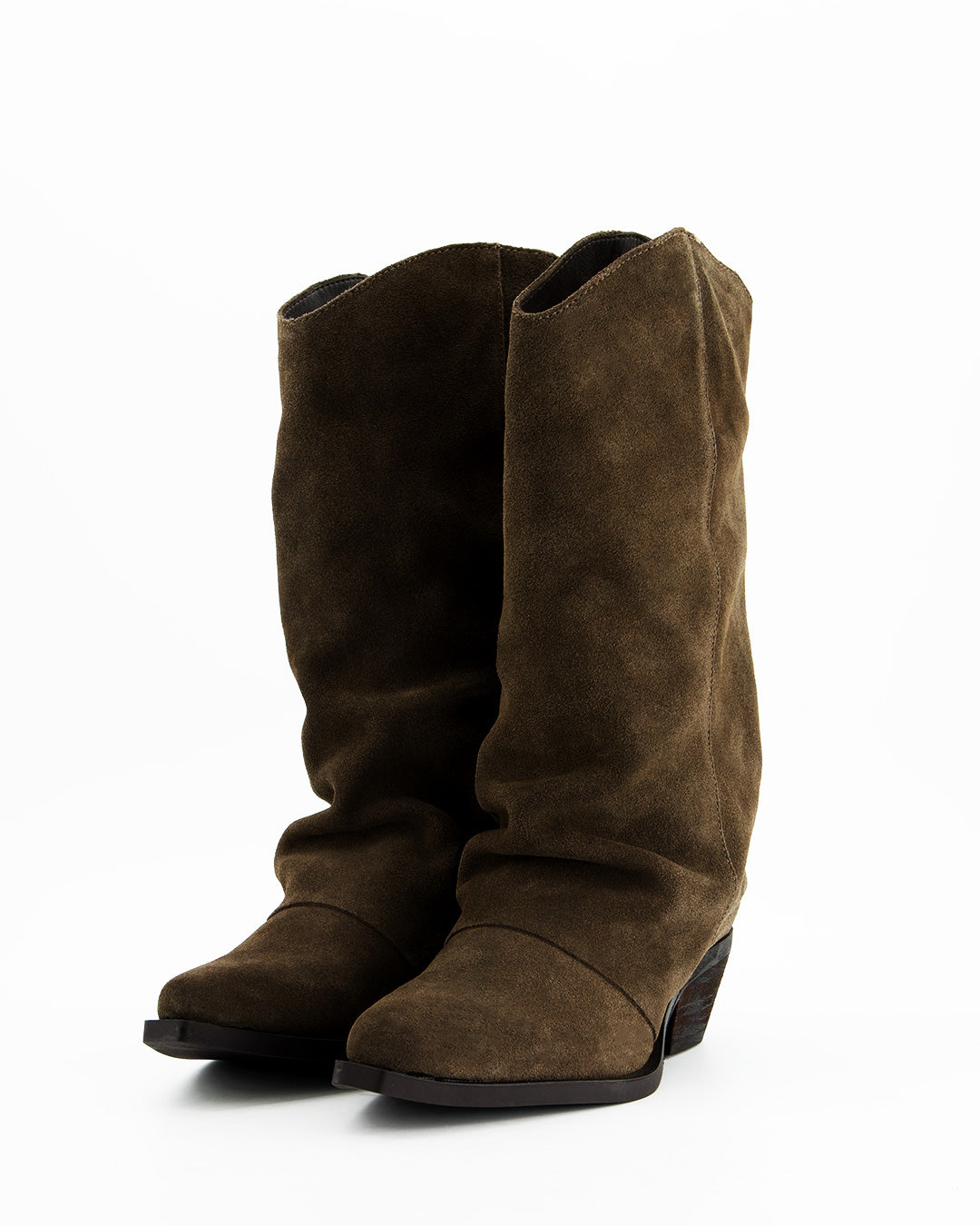 Botas camperas de serraje beige - Edge