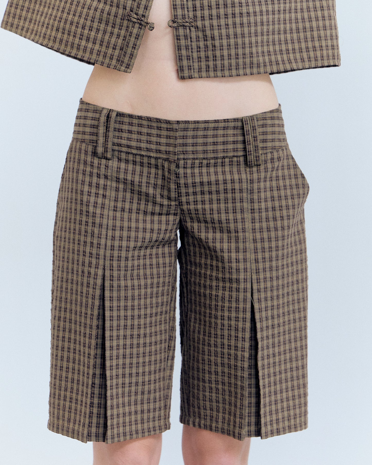 Bermudas raya diplomática con pinzas - Dandi
