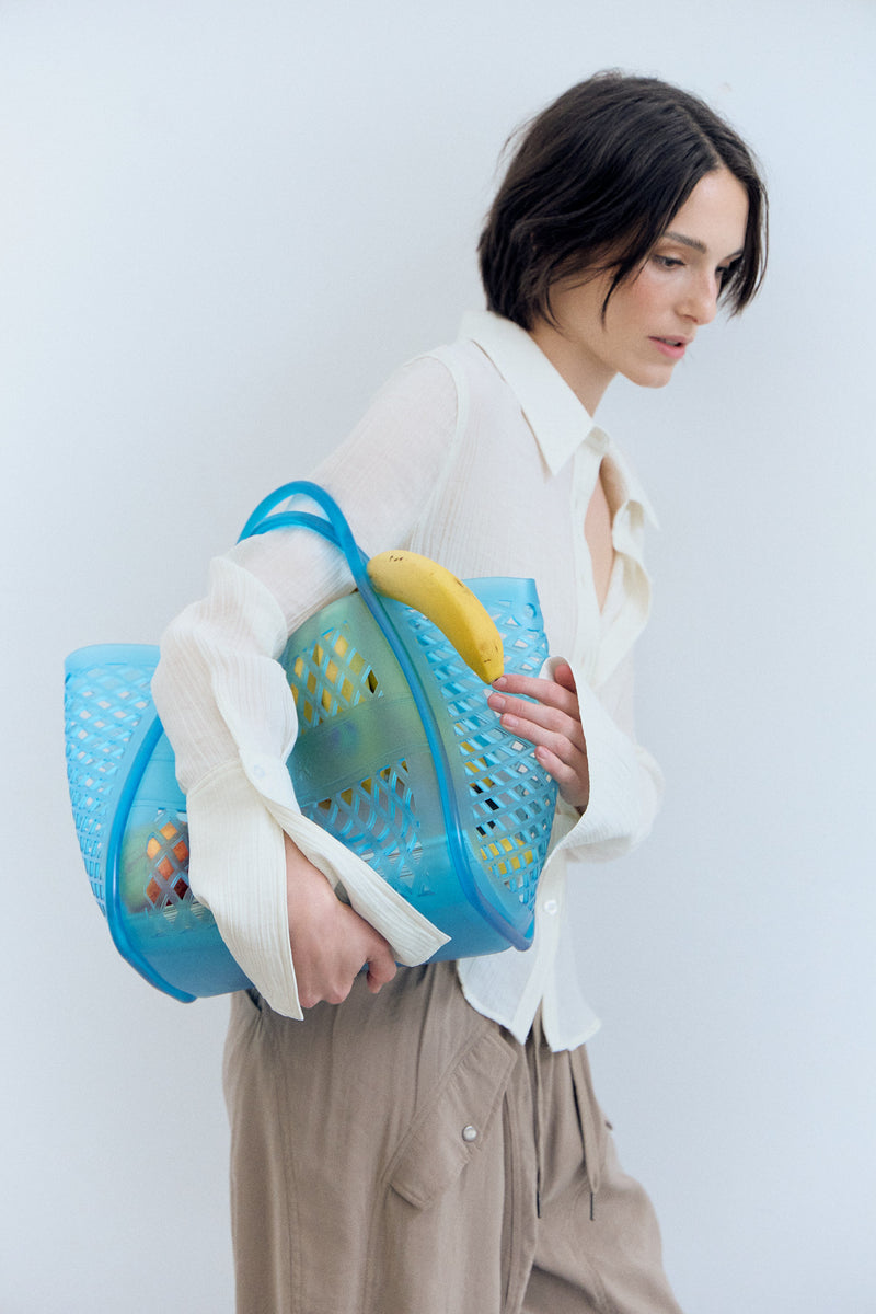 Perforated Translucent Shopper Bag - Kora