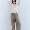 Pantalón fluido con cordón - Eve