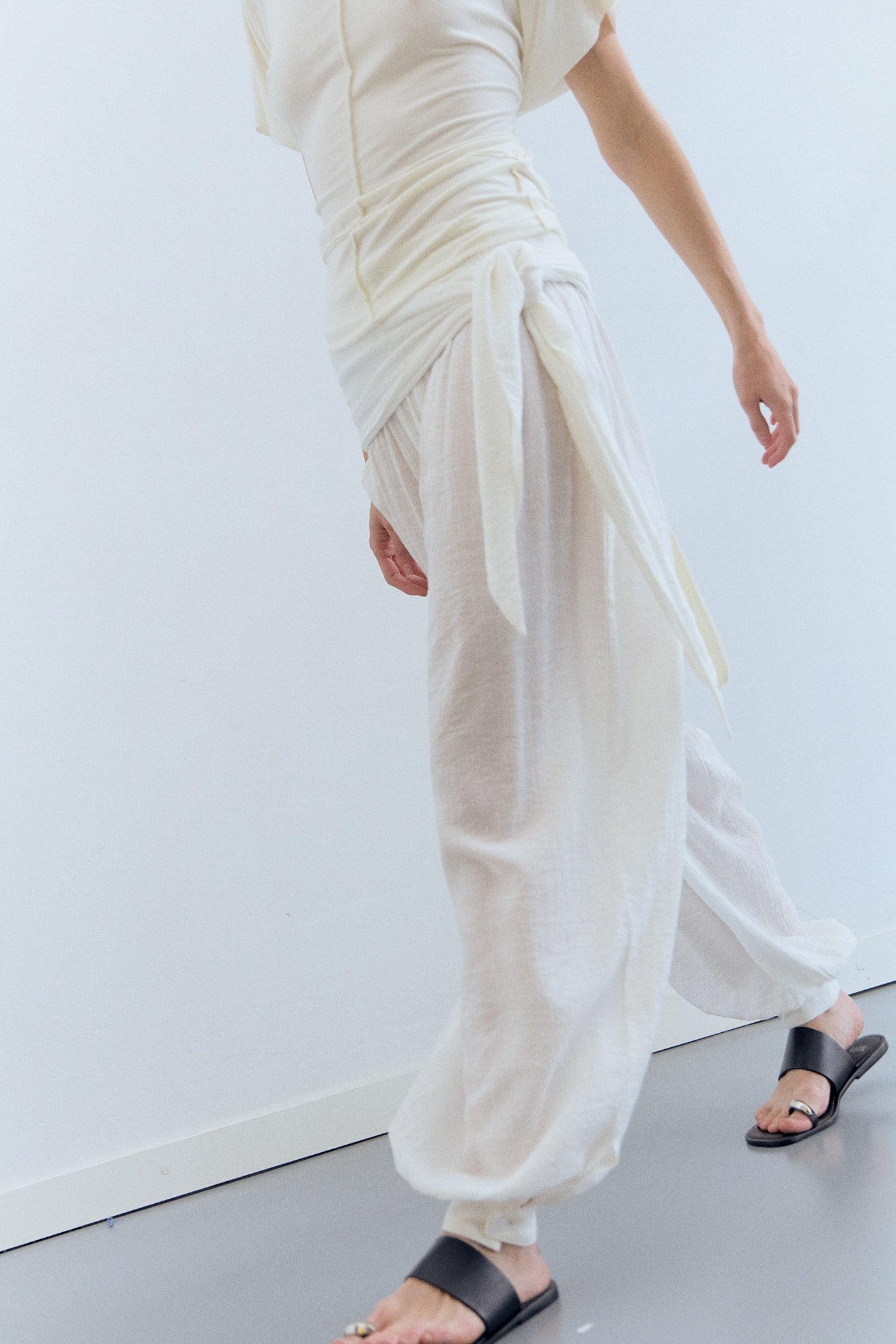 Pantalón Fluido Blanco - Aluna