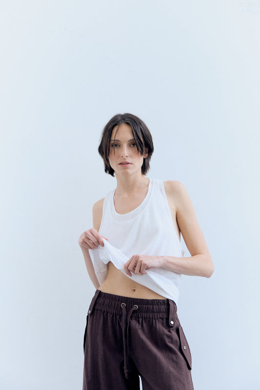 Lightweight double-layer top - Mole