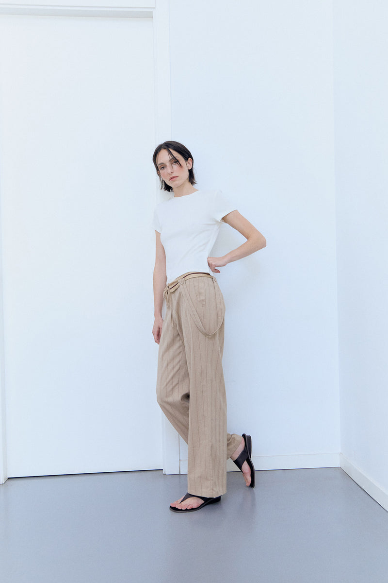 Pantalones raya diplomática oversize - Yara