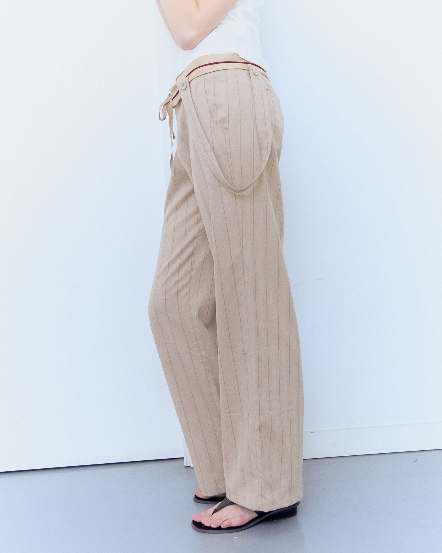 Pantalones raya diplomática oversize Yara