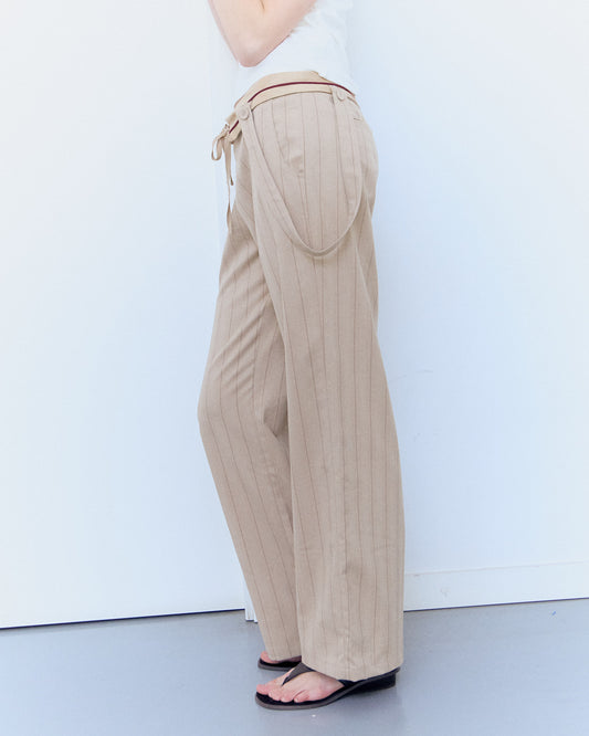 Pantalones raya diplomática oversize - Yara