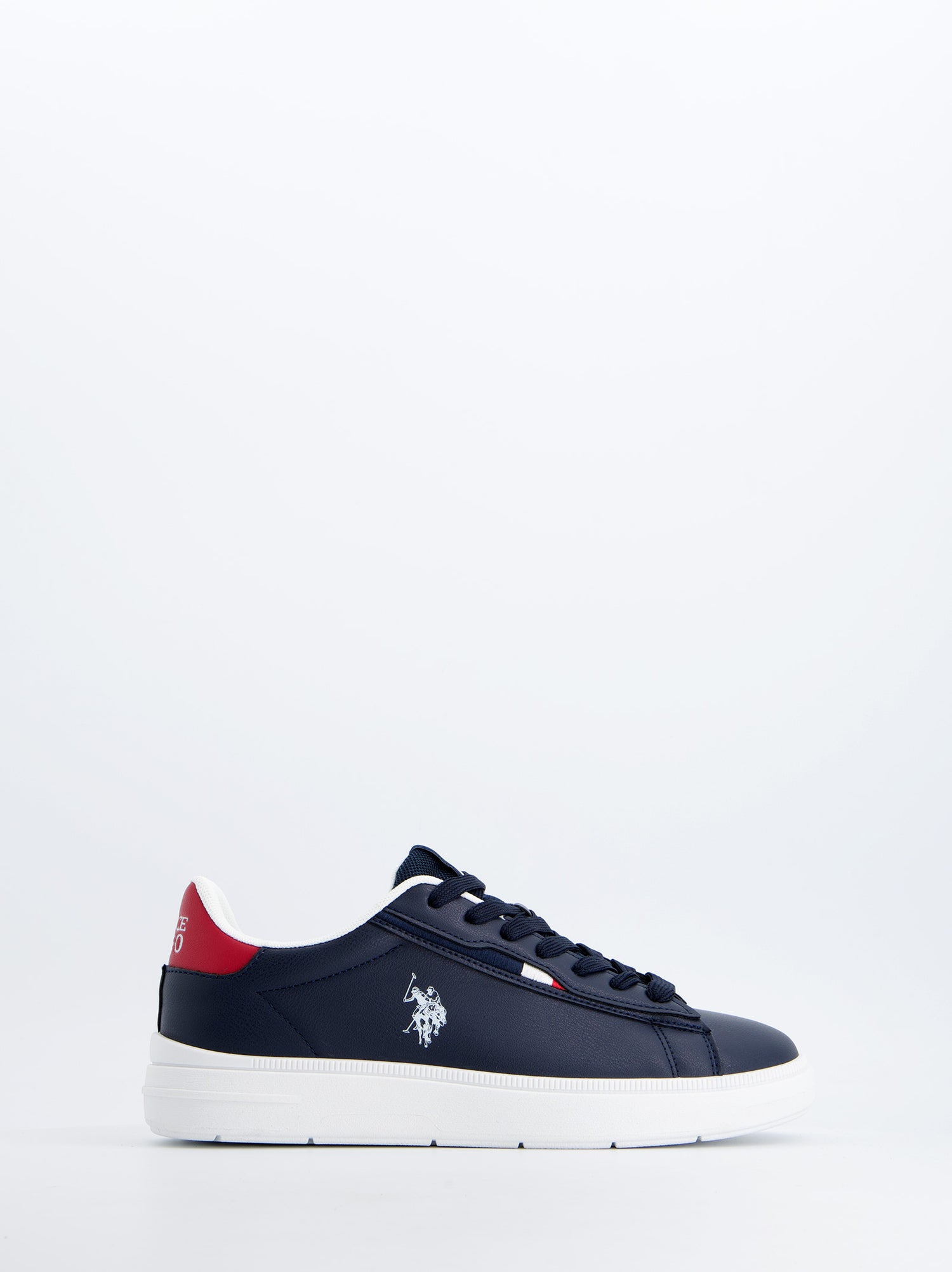 Zapatillas Polo Azul Marino Logo Lateral