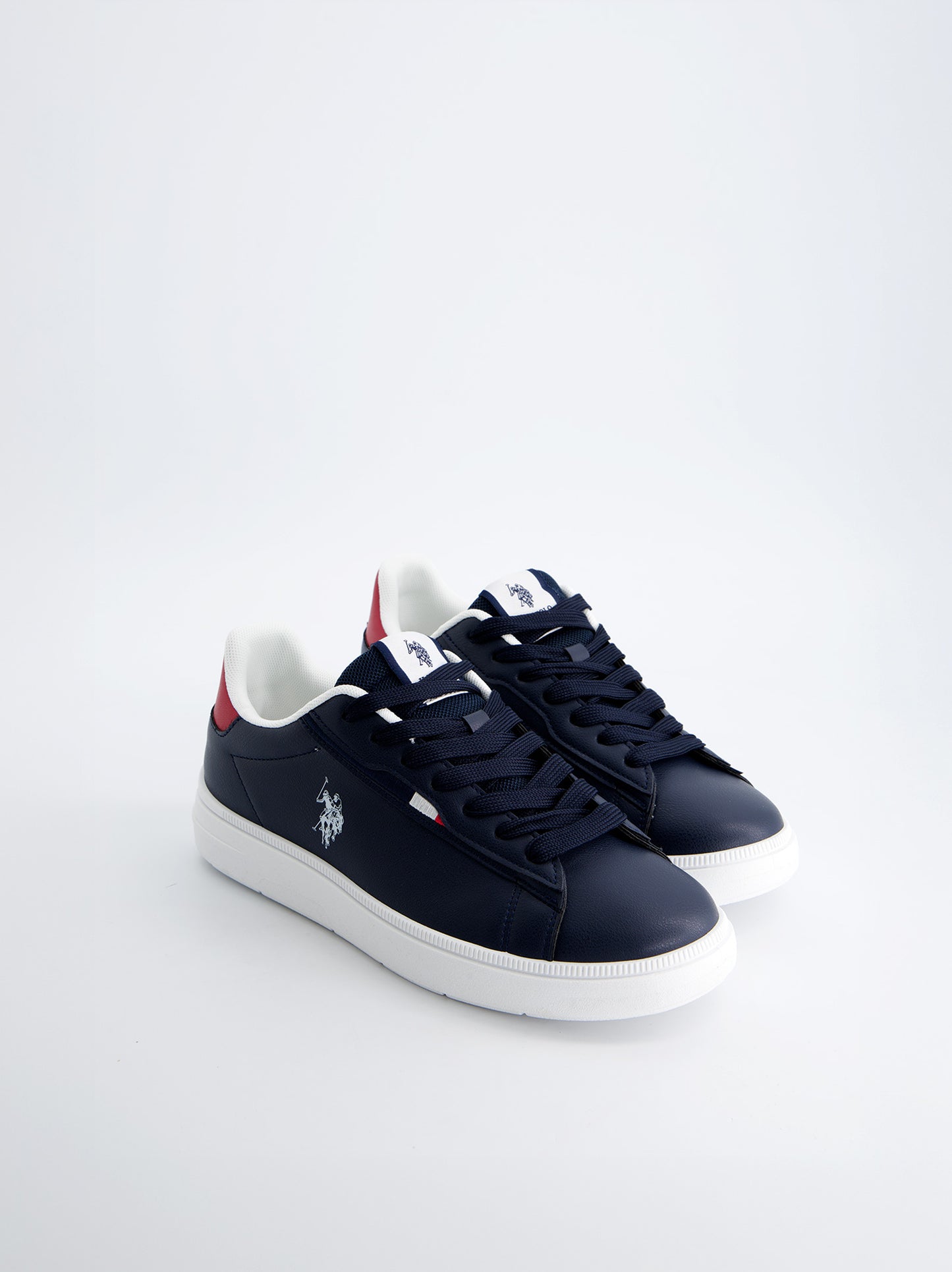 Zapatillas Polo Azul Marino Logo Lateral