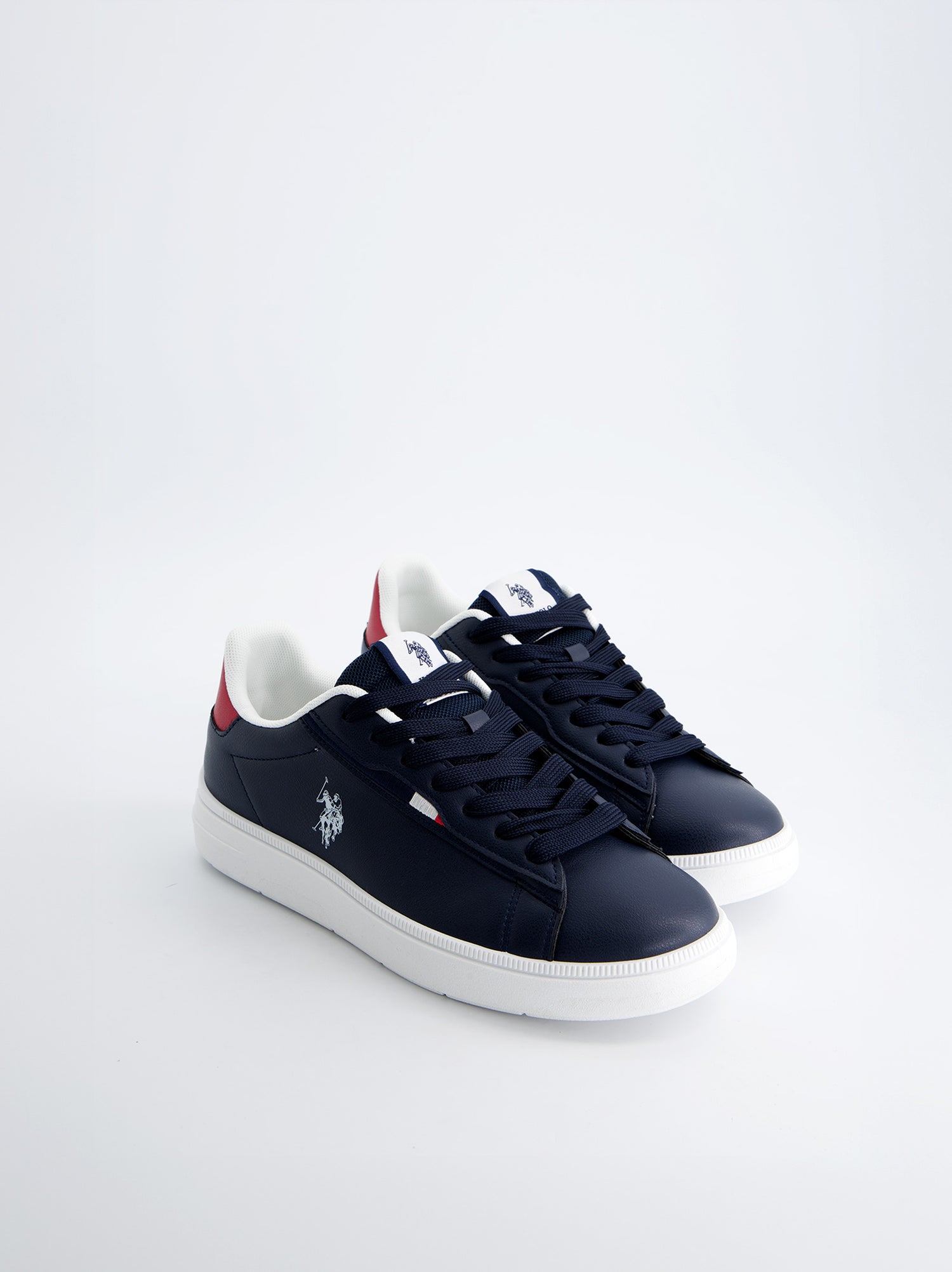 Zapatillas Polo Azul Marino Logo Lateral