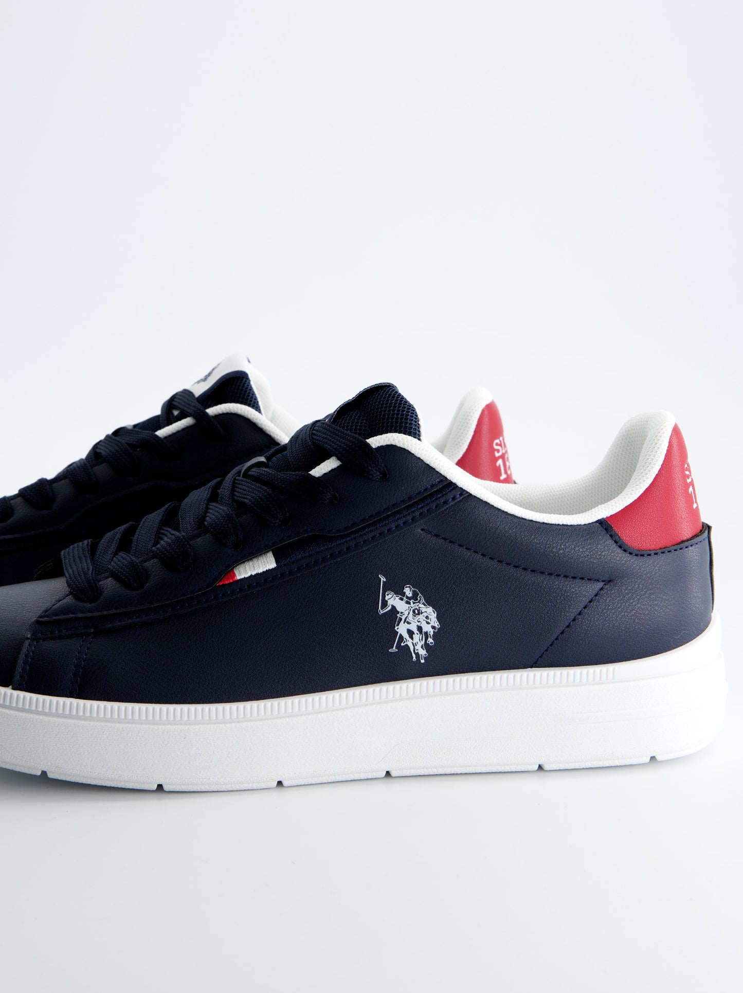 Zapatillas Polo Azul Marino Logo Lateral
