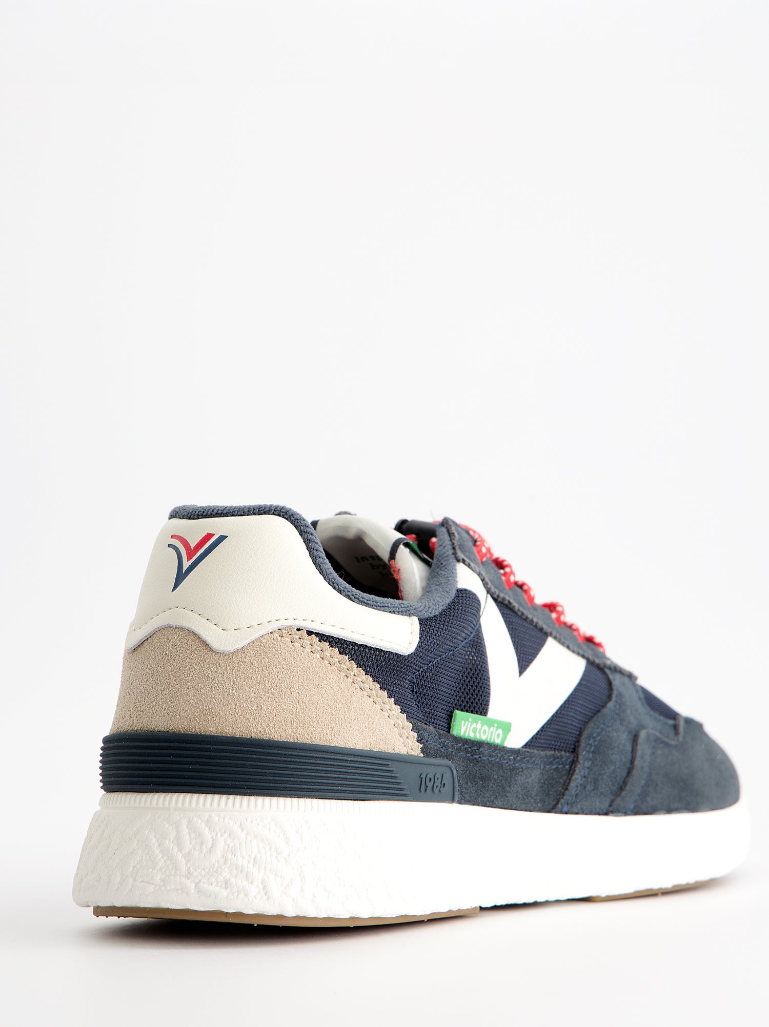 Zapatillas running retro detalles en ante - Victoria Wing Evo