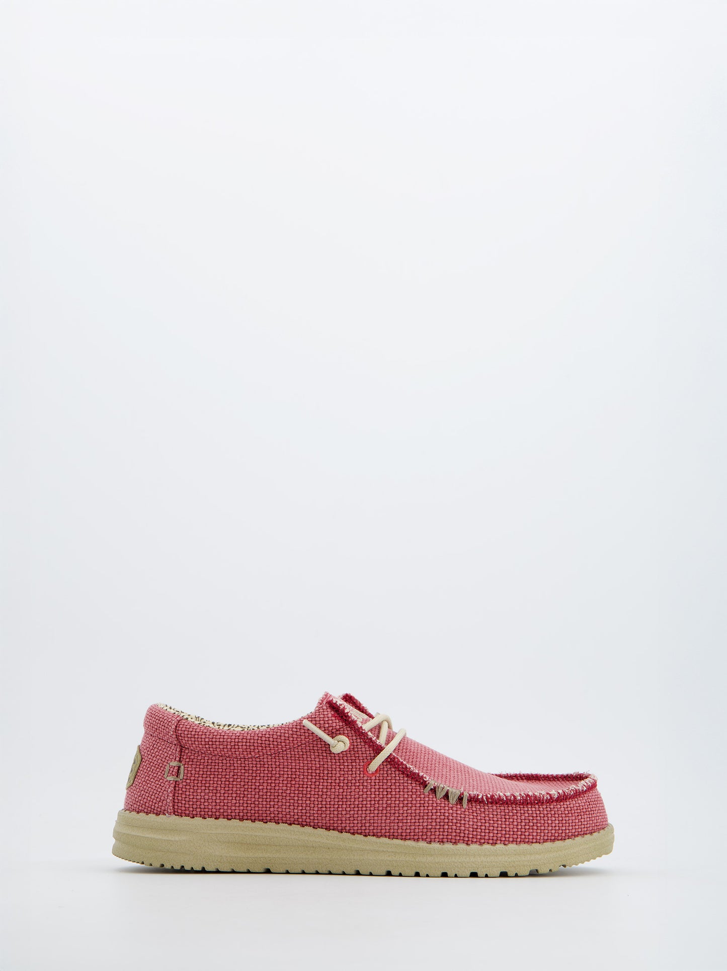 Mocasín Canvas Hey Dude Rosa