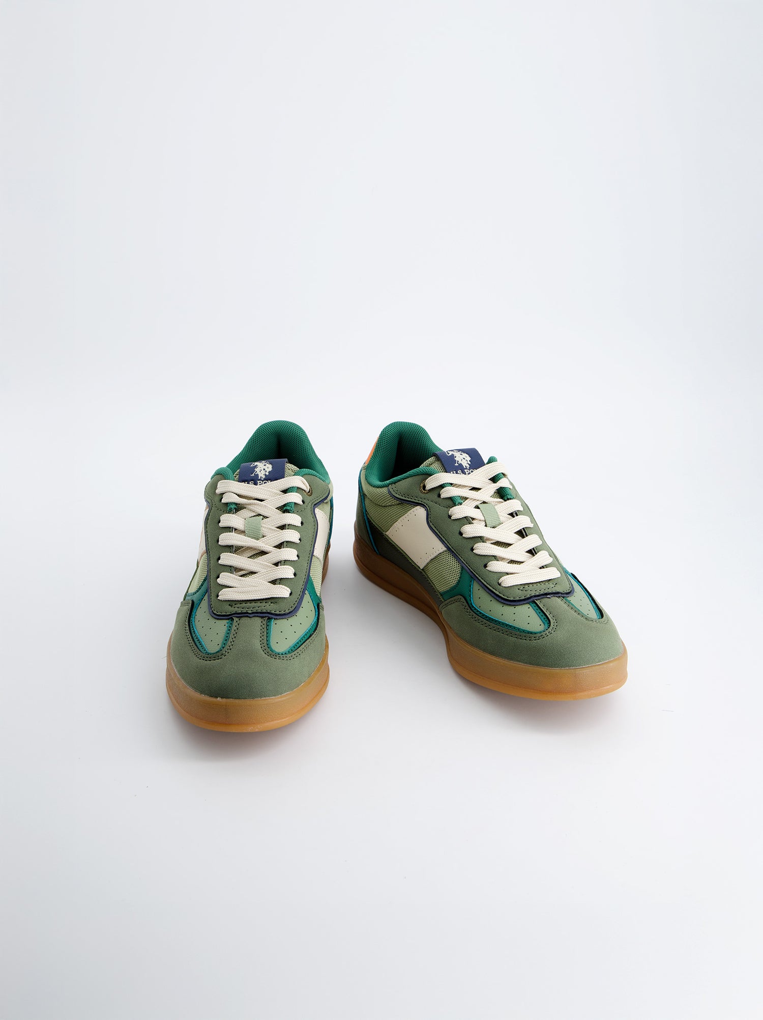 Zapatillas Polo Verdes Banda Lateral