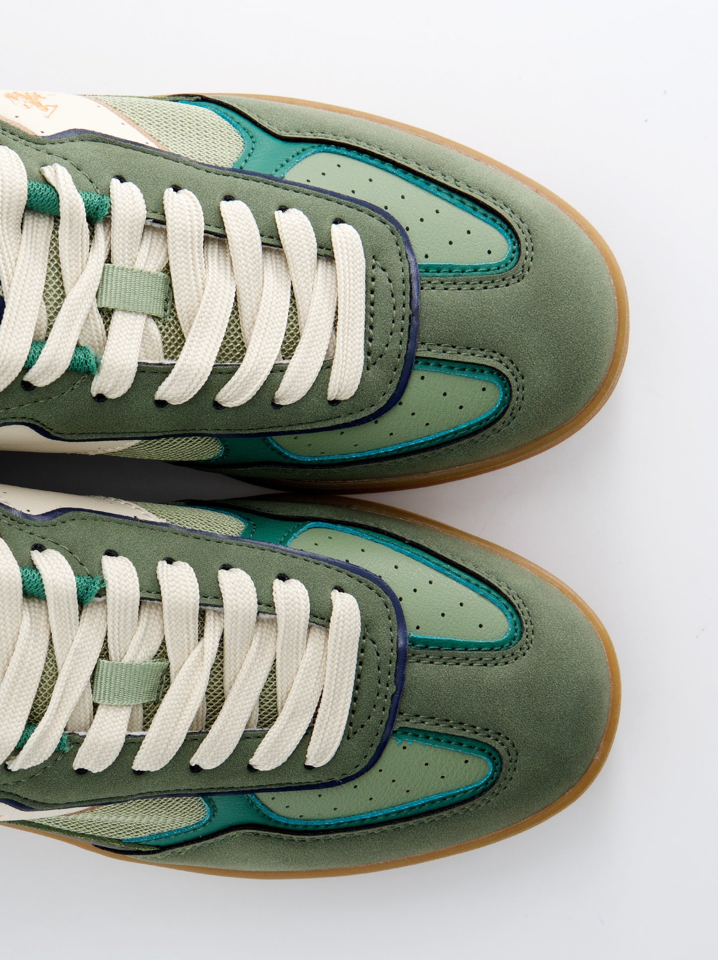 Zapatillas Polo Verdes Banda Lateral