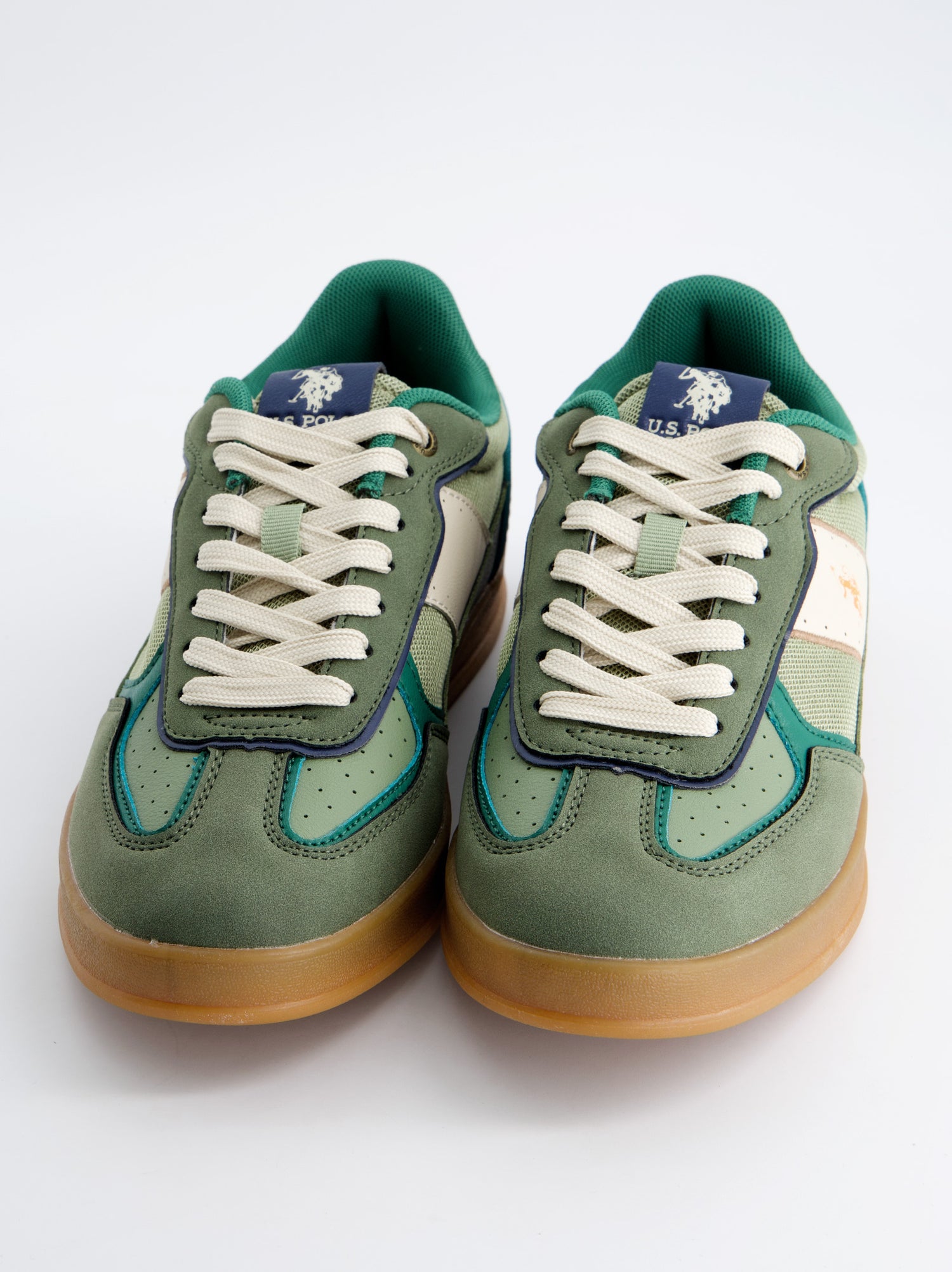 Zapatillas Polo Verdes Banda Lateral