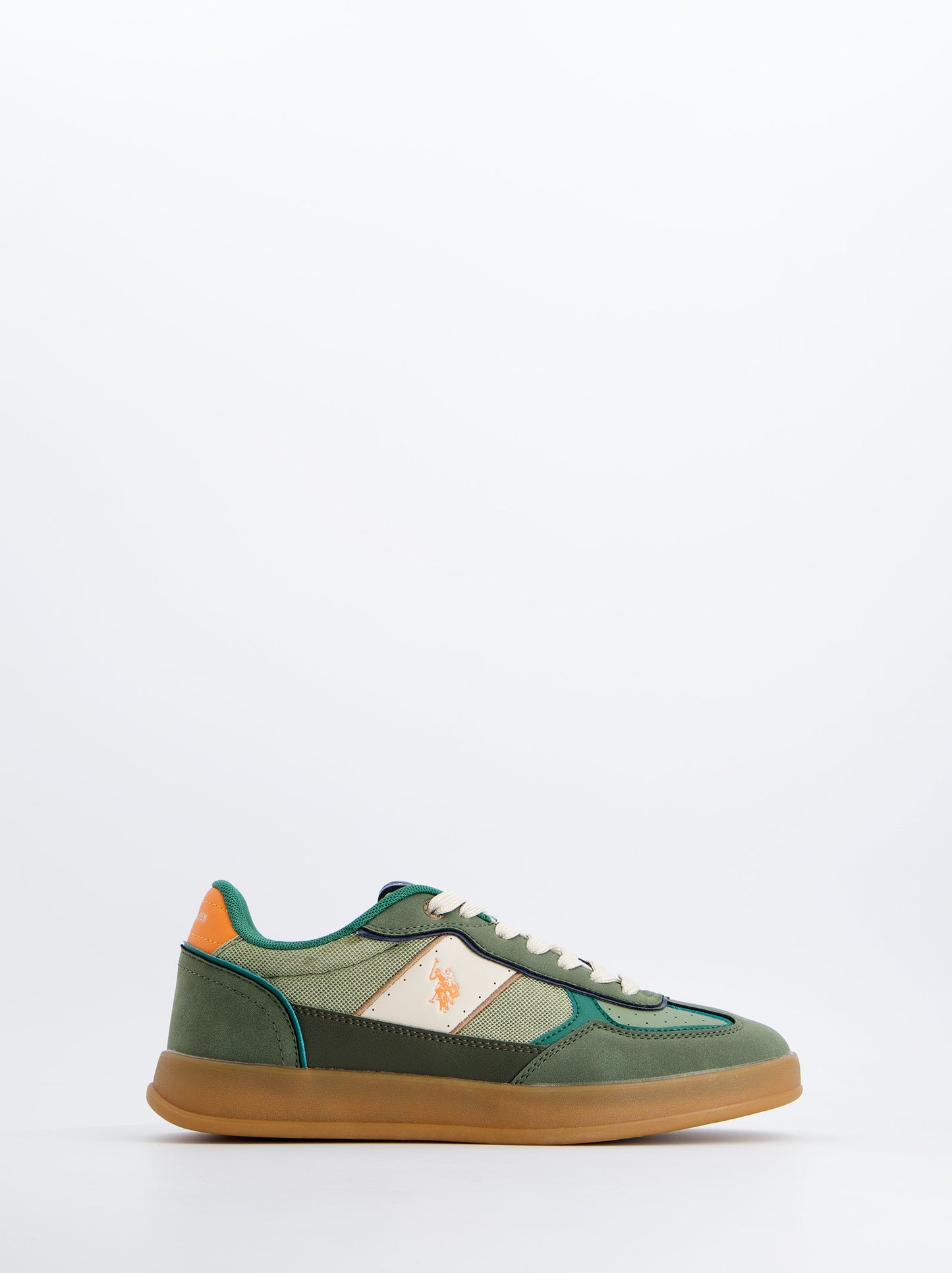 Zapatillas Polo Verdes Banda Lateral