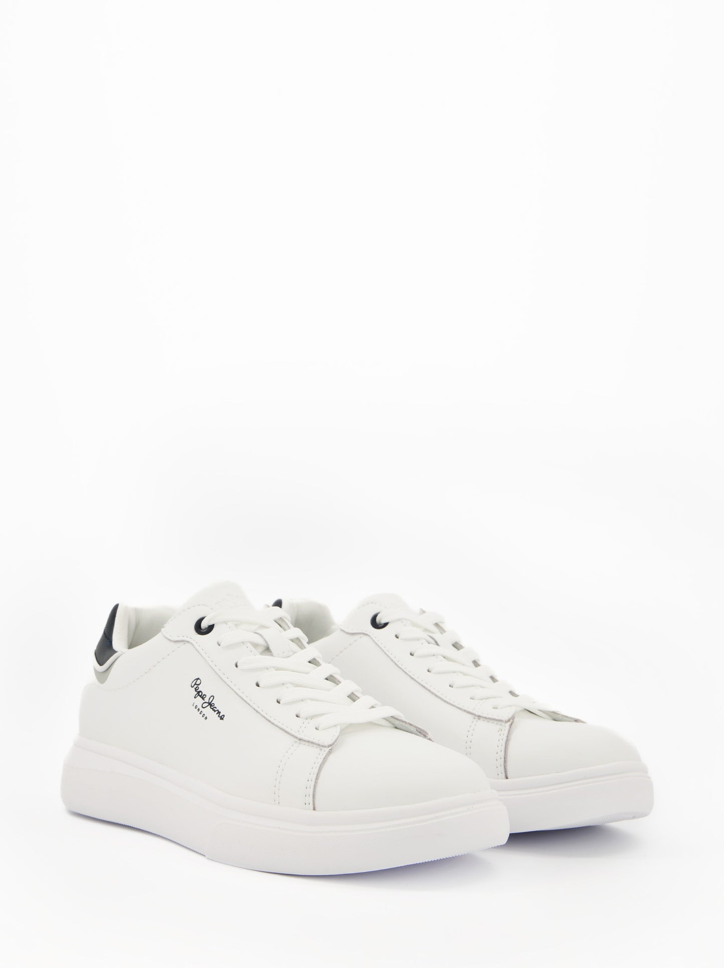 Zapatillas blancas de piel - Pepe Jeans Eaton One