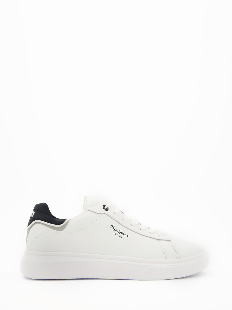 Zapatillas blancas de piel - Pepe Jeans Eaton One