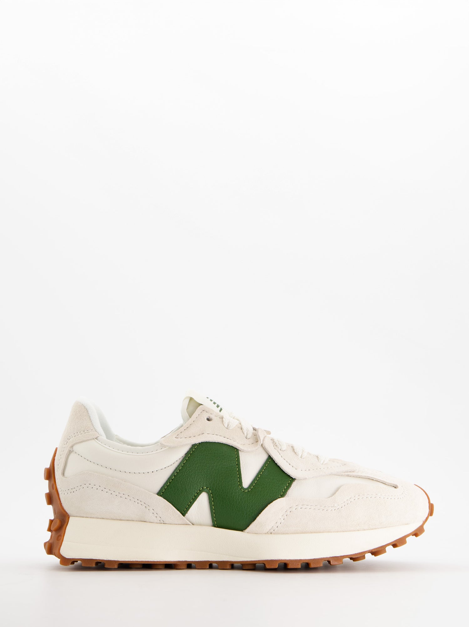 New Balance 327 - Zapatillas deportivas blancas de ante