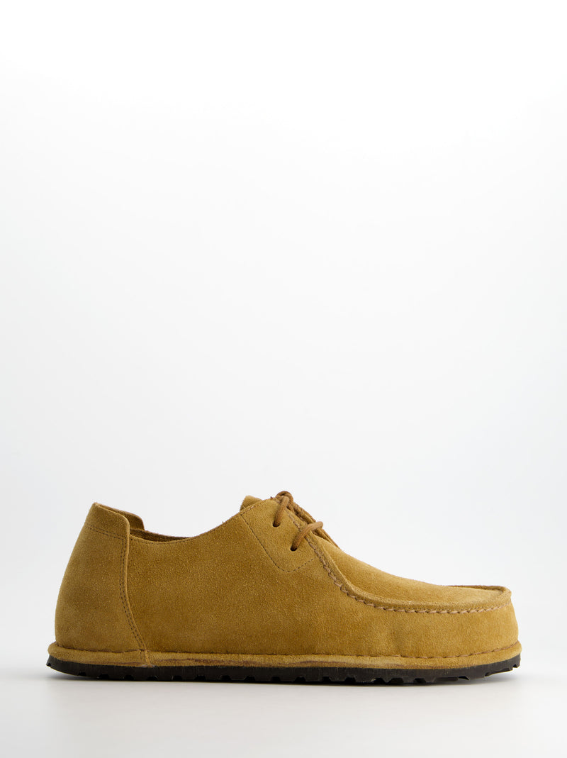Suede moccasin-style shoes - Birkenstock Utti Lace