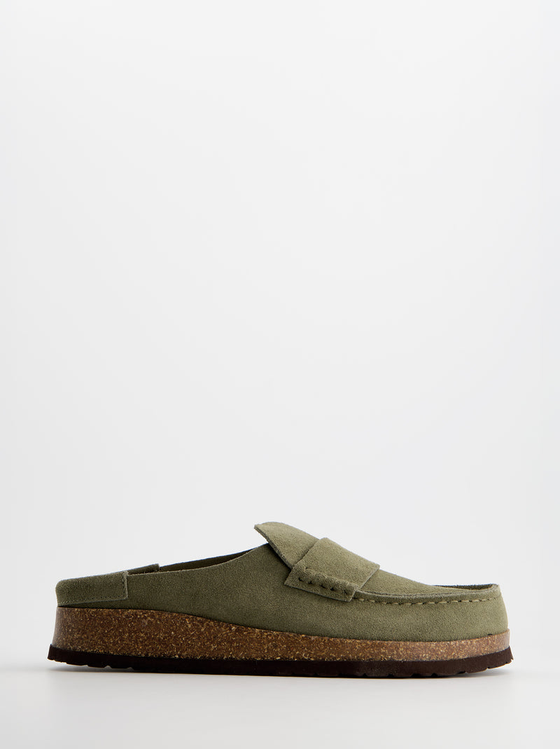 Suede mule clogs - Bare