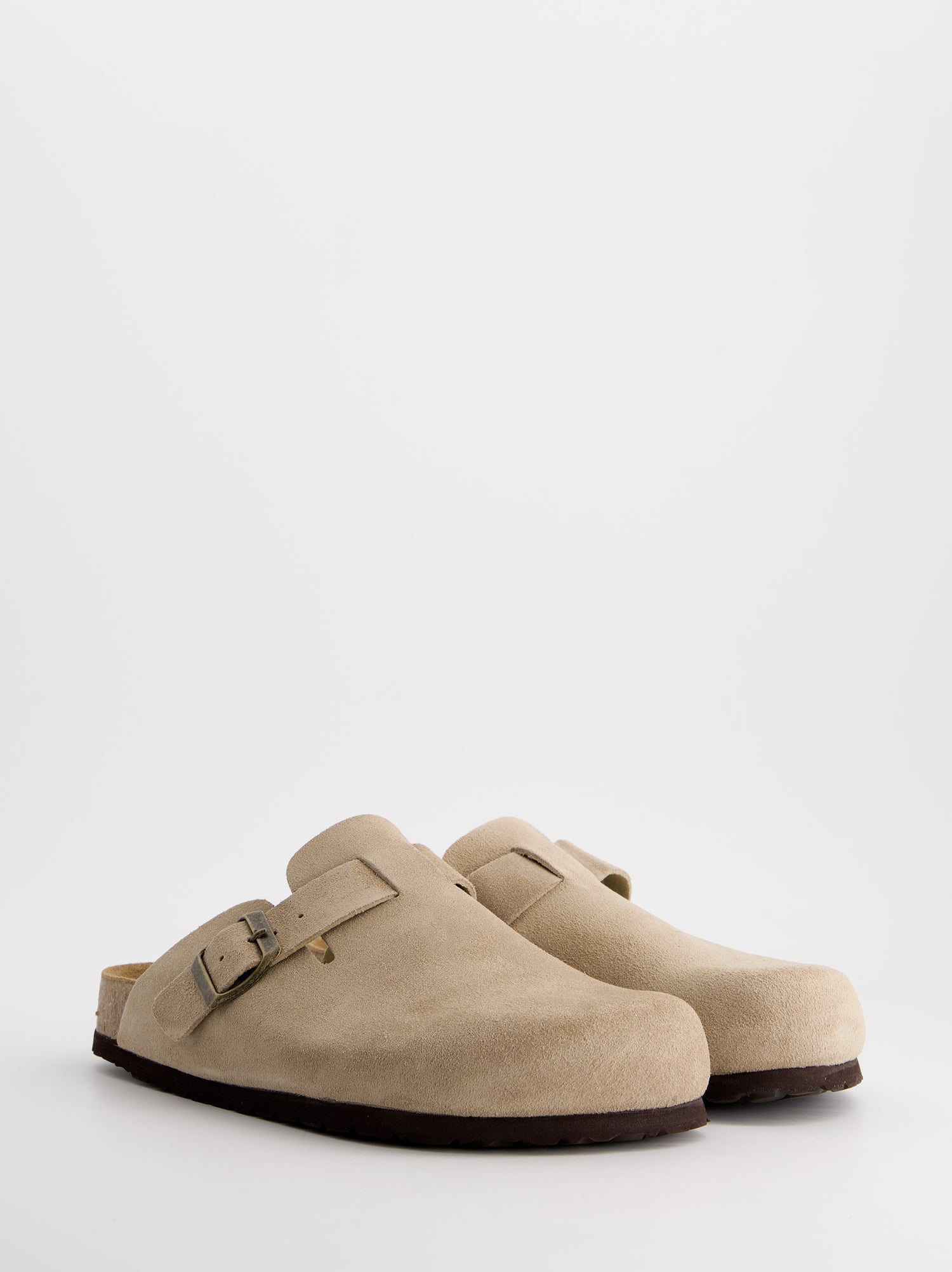 Beige suede clogs - Phoenix