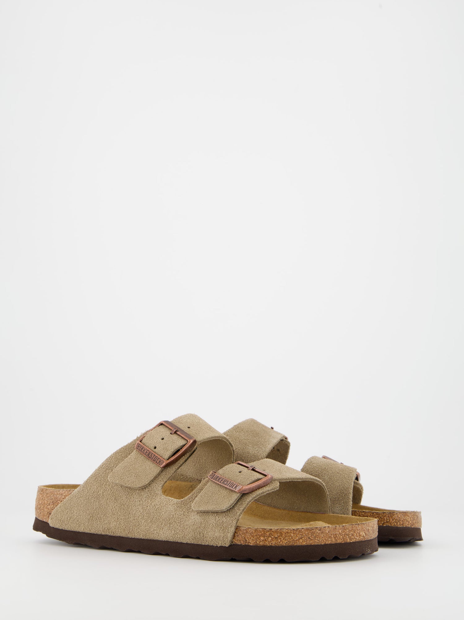 Sandalias bio de piel Birkenstock Arizona con plantilla blanda