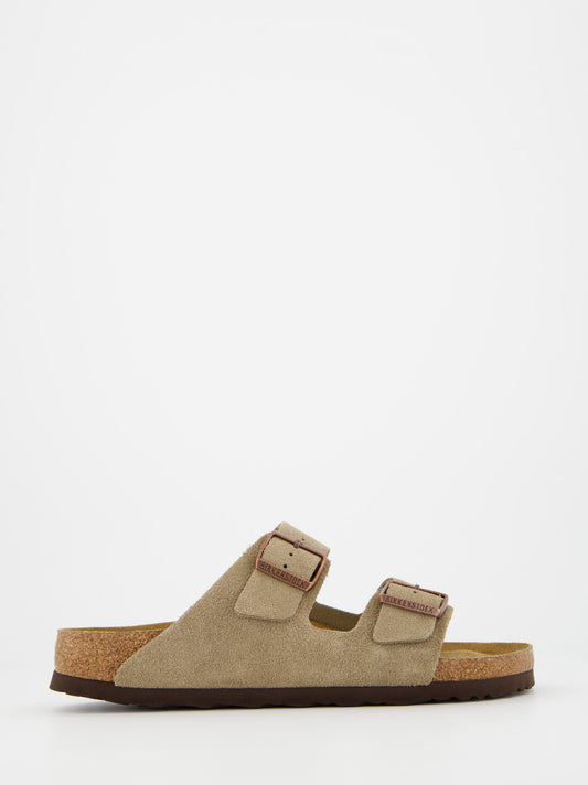 Sandalias bio de piel Birkenstock Arizona con plantilla blanda