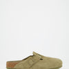 Zuecos bio de ante Birkenstock Boston con plantilla blanda