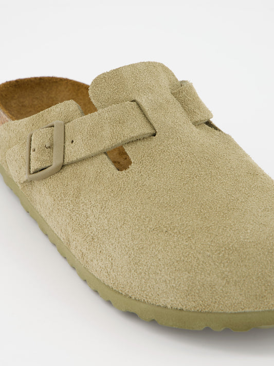 Zuecos bio de ante Birkenstock Boston