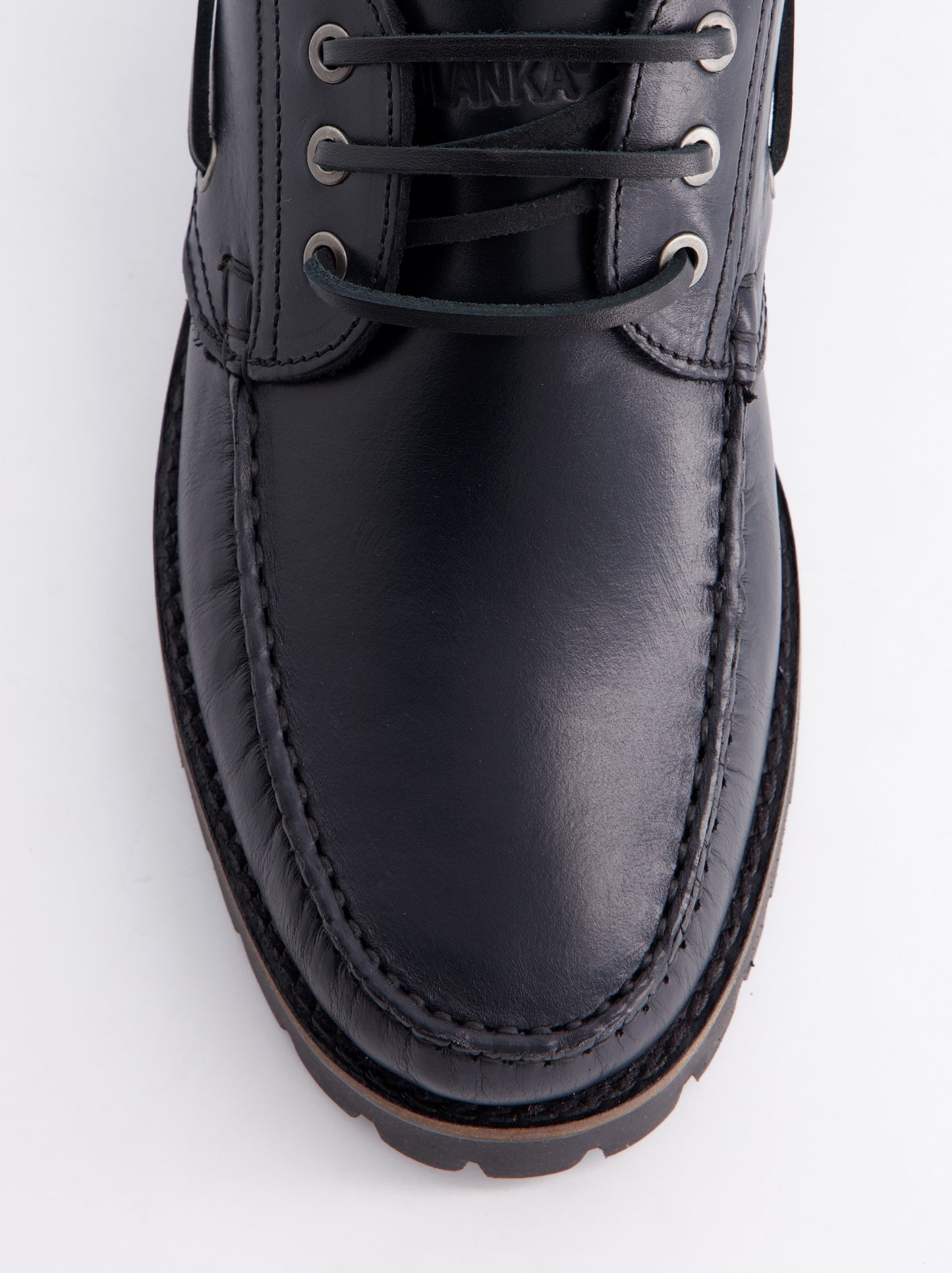 Leather boat shoes - Veleta