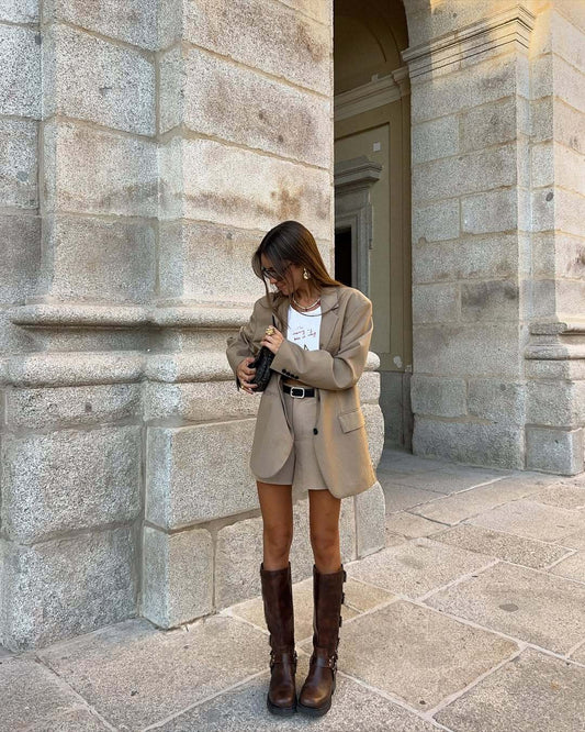 Musse &amp; Cloud by Ulanka Cross vip - Leather biker boot