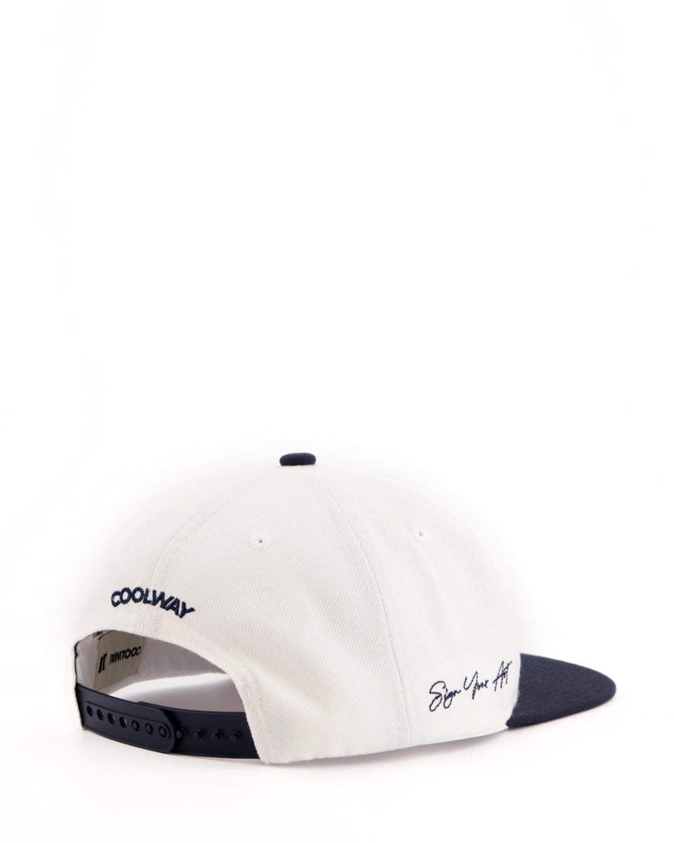 Coolway C' Cap White - Gorra visera plana