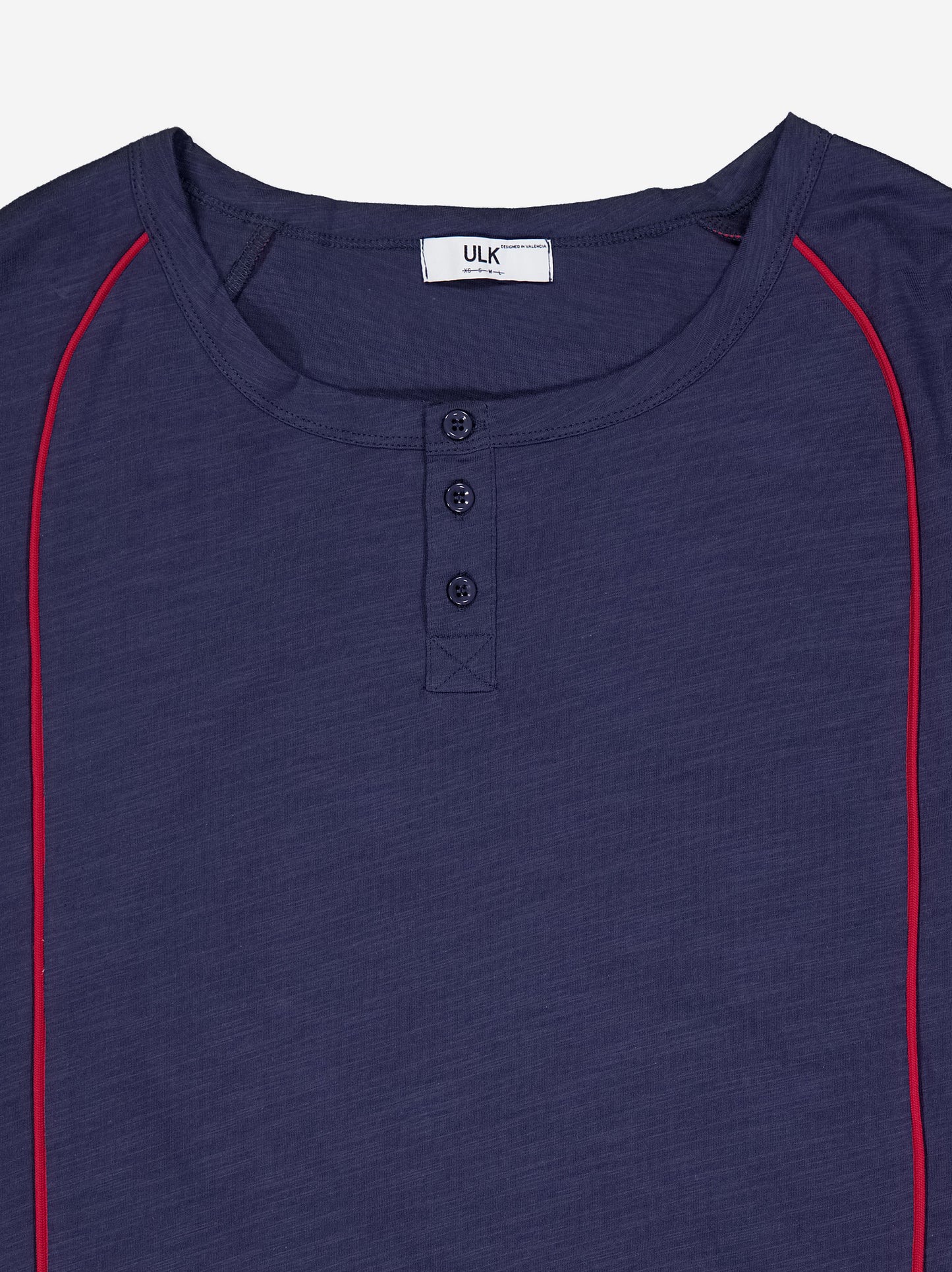 Camiseta azul con detalles en contraste - Atlas