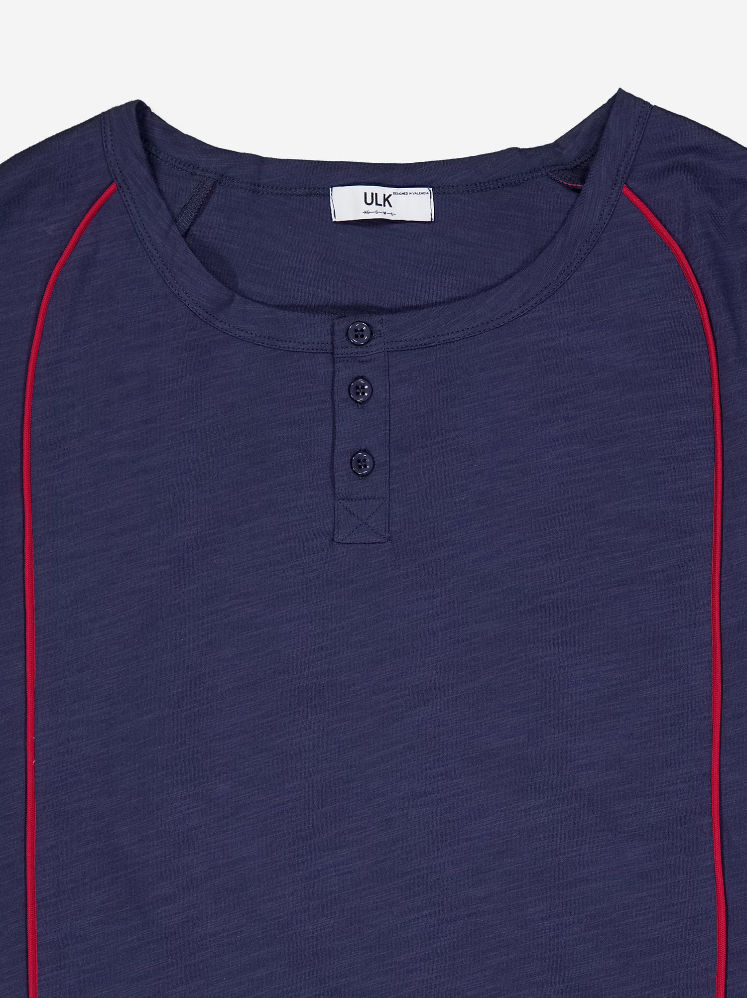 Camiseta azul con detalles en contraste - Atlas